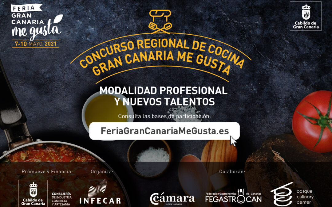 El plazo para inscribirse en el I Concurso Regional de Cocina Gran Canaria Me Gusta aún estará abierto hasta el miércoles